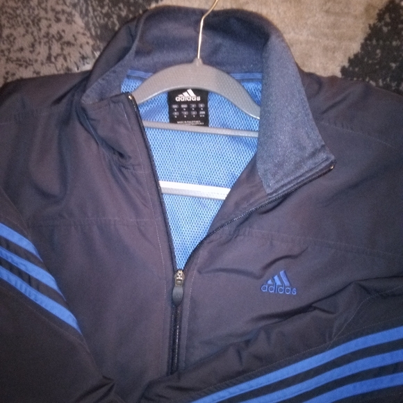 Adidas men's size M blue zip up jacket. - Picture 4 of 5